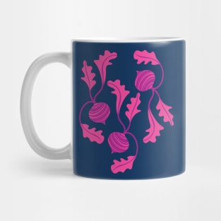 CRAZY BEETS Fun Healthy Root Vegetables Veggies Pink Purple - UnBlink Studio by Jackie Tahara Mug